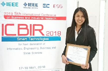 Outstanding Paper Award at 2018 5th International Conference on Business and Industrial Research (ICBIR)